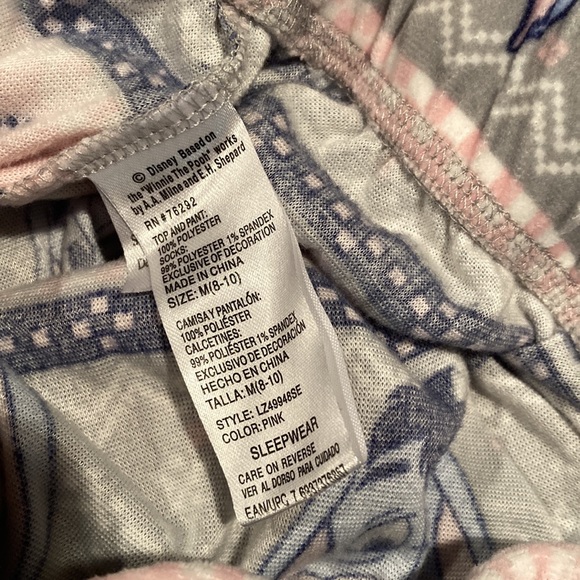 Eeyore fleece PJ set - Picture 2 of 5